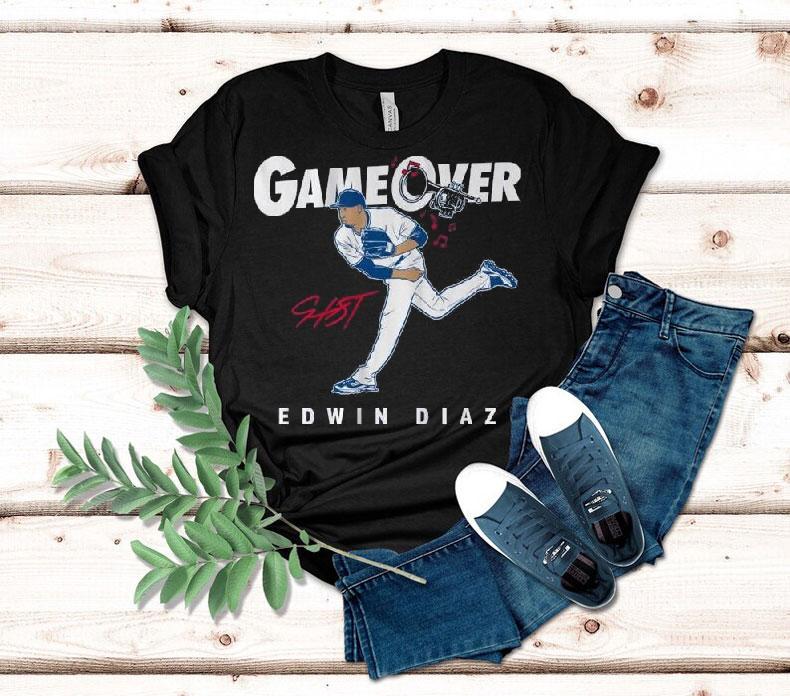 Edwin Diaz Game Over Los Angeles Signature Shirt 4 Edwin Diaz Game Over Los Angeles Signature Tshirt