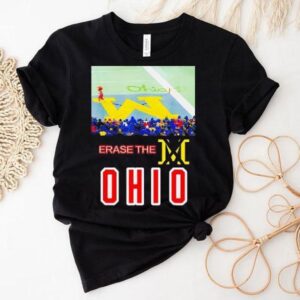 Erase The M Funny Rivalry Football Crowd Art Shirt