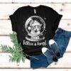 Festive And Feral Naughty List Cat Christmas Shirt
