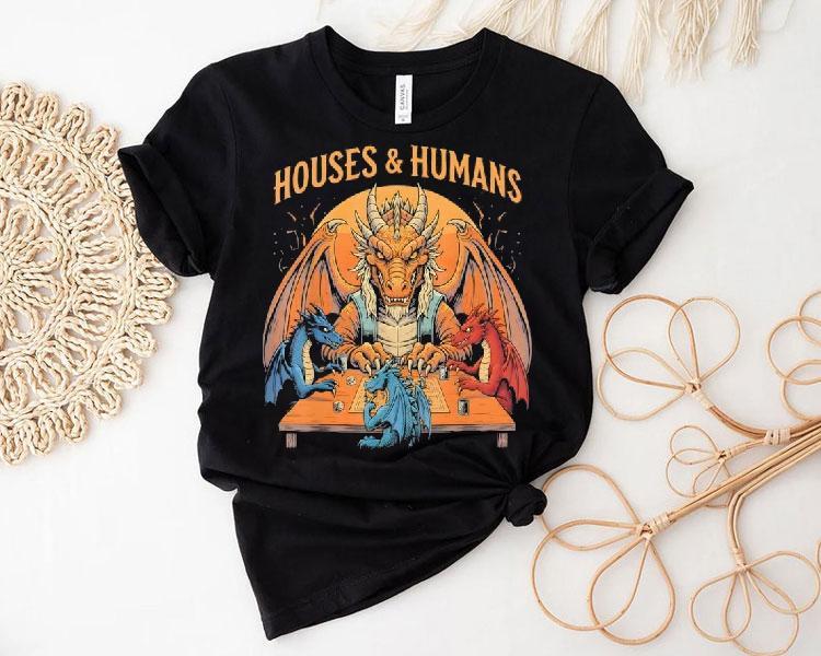 Gaming Houses And Humans Rpg Parody Gamer Shirt 4 Gaming Houses And Humans Rpg Parody Gamer Tshirt