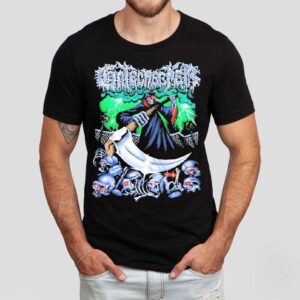 Gatecreeper Notshur Reaper Skull Tshirt