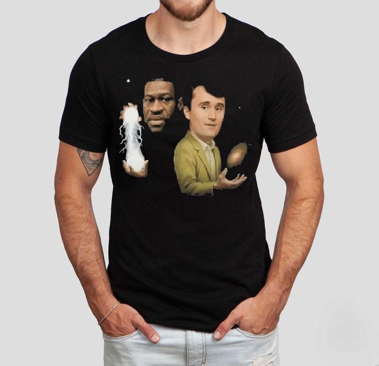 George Floyd And Charlie Kirk Wizard Shirt 4 George Floyd And Charlie Kirk Wizard Tshirt
