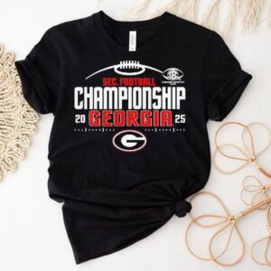 Georgia Bulldogs 2025 Sec Football Champions Endzone Speed Shirt Georgia Bulldogs 2025 Sec Football Champions Endzone Speed Shirt