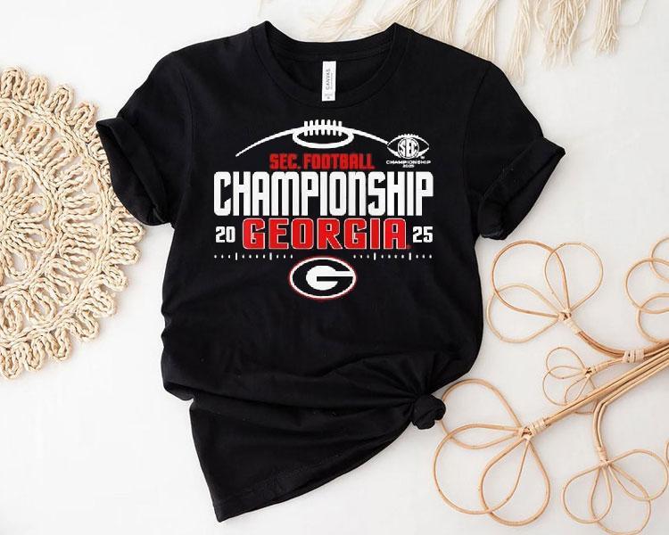 Georgia Bulldogs 2025 Sec Football Champions Endzone Speed Shirt 4 Georgia Bulldogs Sec Football Champions Endzone Speed Tshirt