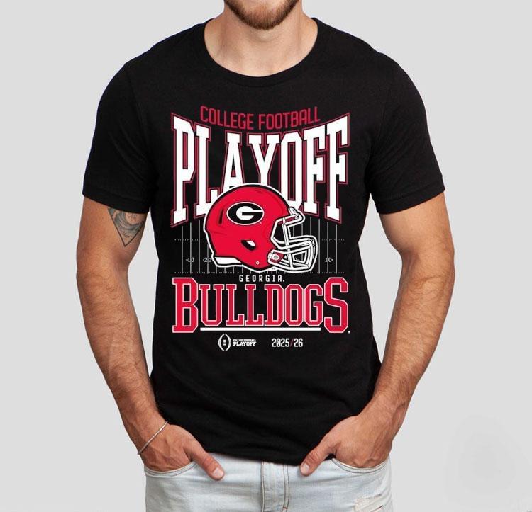Georgia Bulldogs College Football Playoff 2025-26 Shirt 4 Georgia Bulldogs College Football Playoff Tshirt