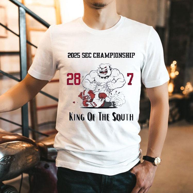 Georgia Bulldogs Crush Alabama Crimson Tide Sec Chamopionship 28 7 King Of The South Shirt 2 Georgia Bulldogs Crush Alabama Crimson Tide Sec Chamopionship King Of The South Tshirt