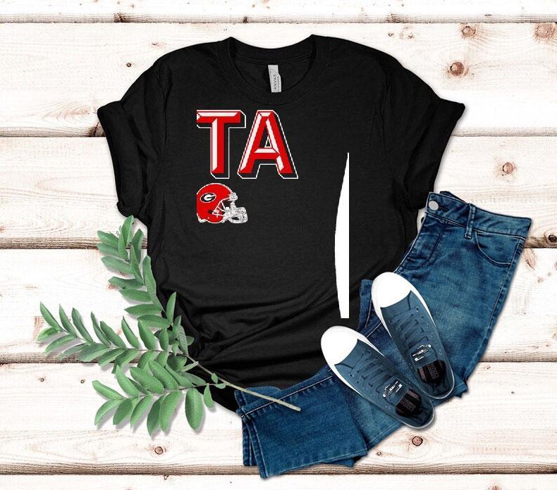 Georgia Bulldogs Football Bta Helmet Shirt 4 Georgia Bulldogs Football Bta Helme Tshirt