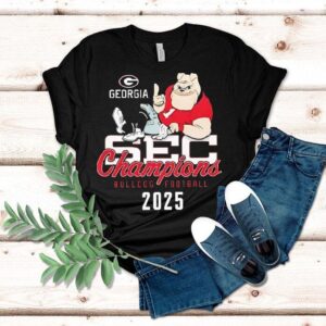 Georgia Bulldogs Football Sec Champions 2025 Shirt
