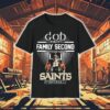 God First Family Second Then New Orleans Saints Mascot Shirt