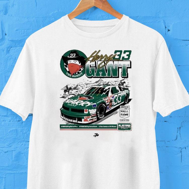 Harry Gant 33 Nascar Hall Of Fame Induc Signature Shirt 2 Harry Gant Nascar Hall Of Fame Induc Signature Tshirt