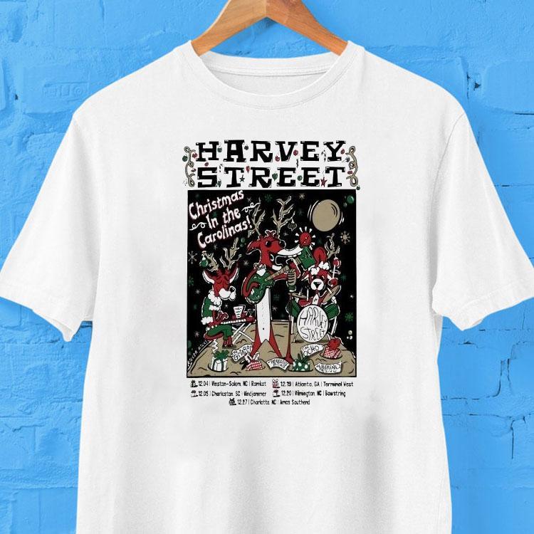 Harvey Street 2026 Christmas In The Carolinas Shows Shirt 2 Harvey Street Christmas In The Carolinas Shows Tshirt