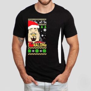 Home Alone X Post Malone Christmas Ugly Shirt