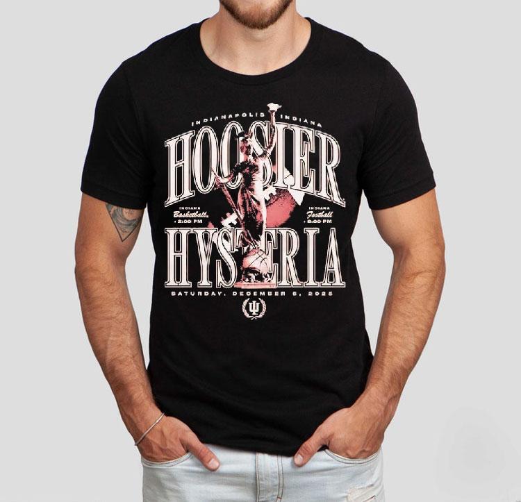 Hoosier Hysteria Indianapolis Indiana Saturday December 6th 2025 Event Shirt 4 Hoosier Hysteria Indianapolis Indiana Saturday December Th Even Tshirt