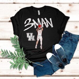 Houston Basketball Emanuel Sharp 3man Shirt Houston Basketball Emanuel Sharp 3man Shirt