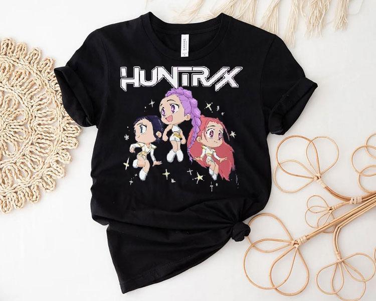 Huntrix Kpop Demon Hunters As Seen On World Tour Shirt 4 Huntrix Kpop Demon Hunters As Seen On World Tour Tshirt