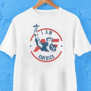 I Am America First Crucifix Shirt