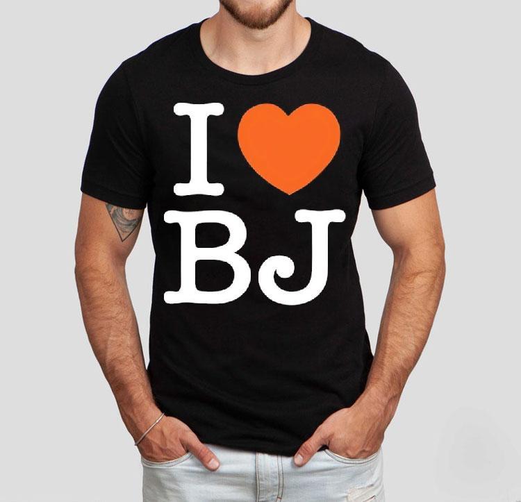 I Love Bj Chicago Bears Shirt 4 I Love Bj Chicago Bears Tshirt