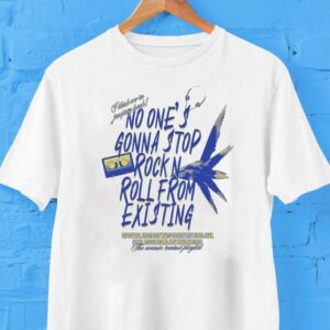 I Think We’re Jumping Back No One’s Gonna Stop Rock N Roll From Existing Cosmic Rewind Shirt