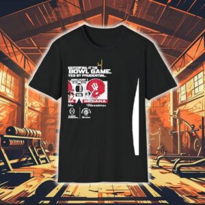 Indiana Hoosiers And Alabama Crimson Tide 2025 Cfp Rose Bowl Presented By Prudential Shirt