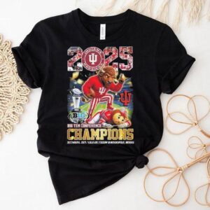 Indiana Hoosiers Beat Ohio State 2025 Big Ten Conference Champions Mascot Shirt