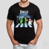 Jack Skellington And Grinch And Buddy The Elf And Snowman Jingle All The Way Shirt