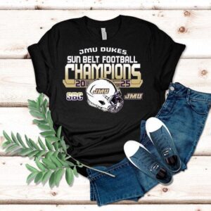James Madison Dukes Sun Belt Championship 2025 Football Shirt James Madison Dukes Sun Belt Championship 2025 Football Shirt