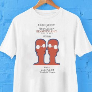 Jerry Harrison Adrian Belew Mar 27 2026 Menlo Park, Ca Event Shirt
