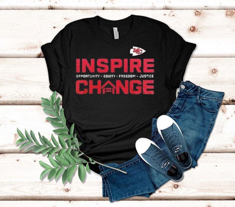 Kansas City Chiefs Inspire Change Opportunity Equity Freedom Justice Shirt 4 Kansas City Chiefs Inspire Change Opportunity Equity Freedom Justice Tshirt