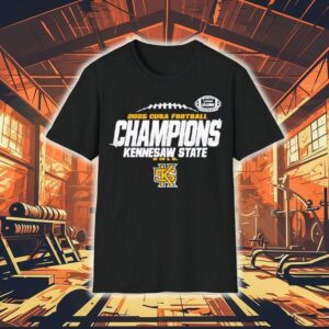 Kennesaw State Owls C-usa Champs 2025 Football Locker Room Shirt Kennesaw State Owls C-usa Champs 2025 Football Locker Room Shirt