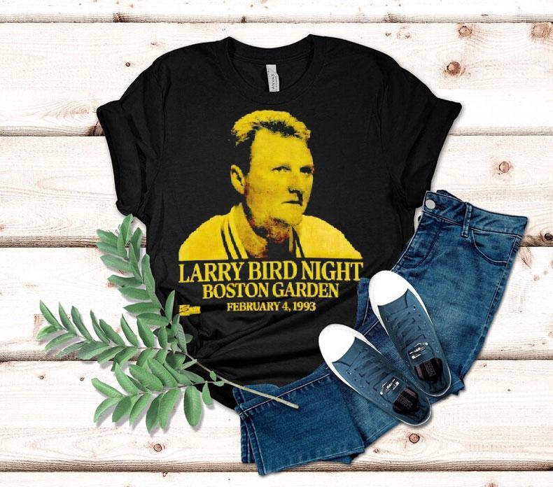Larry Bird Night Boston Garden 1993 Shirt 4 Larry Bird Night Boston Garden Tshirt