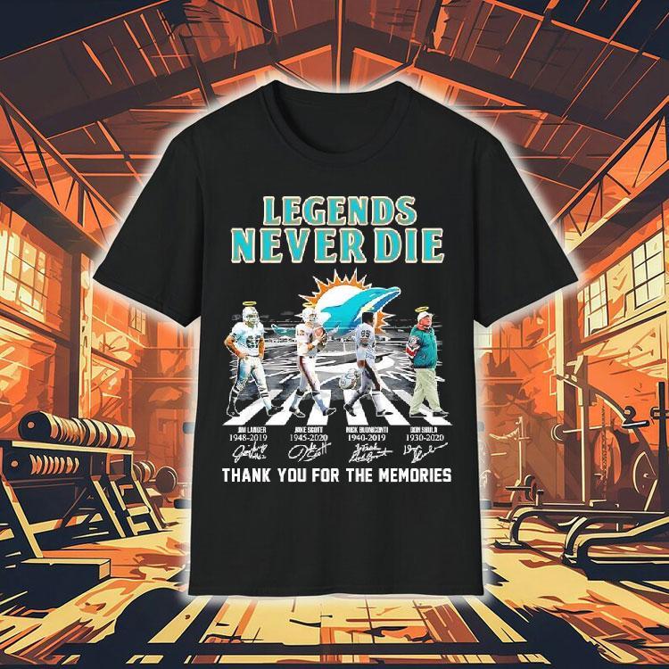 Legends Never Die Miami Dolphins Jim Langer Jake Scott Nick Buoniconti Don Shula Signatures Shirt 4 Legends Never Die Miami Dolphins Jim Langer Jake Scott Nick Buoniconti Don Shula Signatures Tshirt