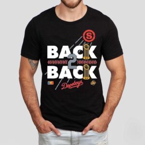 Los Angeles Doddgers Back 2 Back Dope Boys Shirt