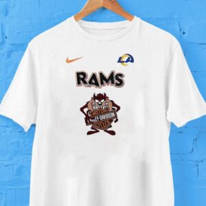 Los Angeles Rams X Taz Looney Tunes Harley Davidson Shirt