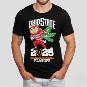 Mascot 2025 College Football Playoff Ohio State Buckeyes Shirt