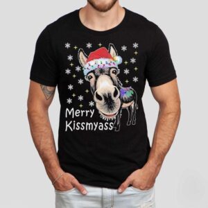 Merry Kissmyass Donkey Shirt