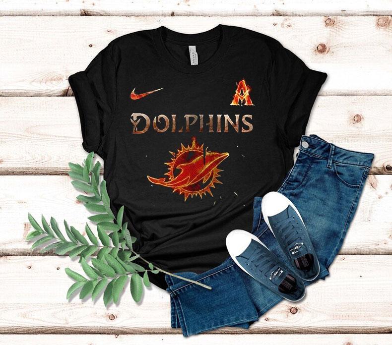 Miami Dolphins X Avatar Fire And Ash Logo Shirt 4 Miami Dolphins X Avatar Fire And Ash Logo Tshirt
