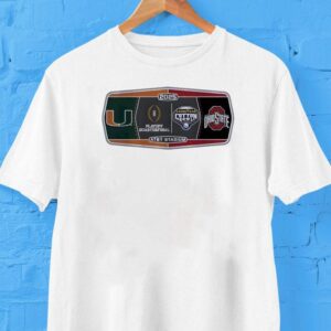 Miami Hurricanes Vs Ohio State Buckeyes 2025 Goodyear Cotton Bowl Shirt Miami Hurricanes Vs Ohio State Buckeyes 2025 Goodyear Cotton Bowl Shirt
