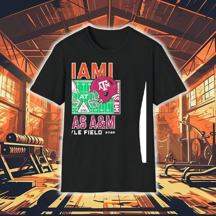 Miami Hurricanes Vs Texas Am Aggies College Football Playoff 2025 Shirt 4 Miami Hurricanes Vs Texas Am Aggies College Football Playoff Tshirt