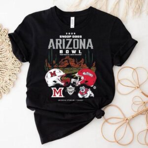 Miami Redhawks Vs Fresno State Bulldogs 2025 Snoop Dogg Arizona Bowl Head To Head Shirt