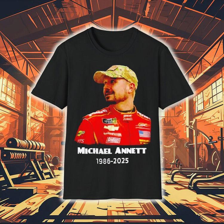 Michael Annett 1986-2025 Memorial Racing Driver Shirt 4 Michael Annett Memorial Racing Driver Tshirt