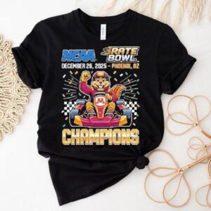 Minnesota Golden Gophers Rate Bowl Champions Mario Kart Goldy Gopher Racing Chase Field Phoenix Arizona December 26 2025 Mascot Shirt