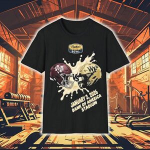 Mississippi State Bulldogs Vs Wake Forest Demon Deacons On January 2 2026 Duke’s Mayo Bowl At Bank Of America Stadium Helmet Head To Head Shirt