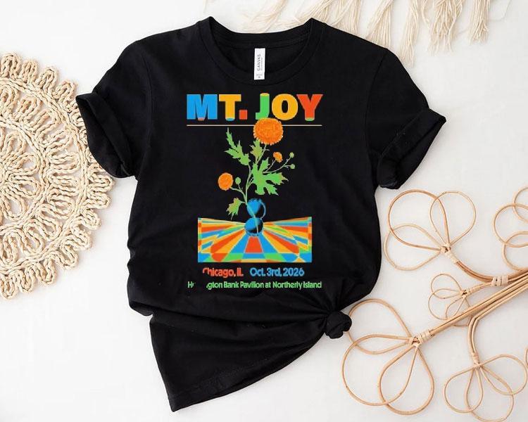 Mt. Joy Huntington Bank Pavilion At Northerly Island Chicago Il Oct 3 2026 Tour Shirt 4 Mt Joy Huntington Bank Pavilion At Northerly Island Chicago Il Oct Tour Tshirt