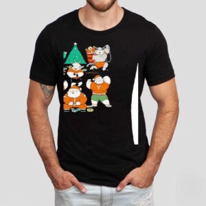 Muscular Icons Of The Christmas Season Featuring Santa Claus Krampus The Grinch And More Shirt