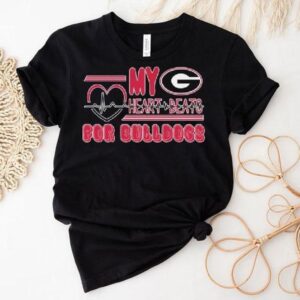 My Heart Beats For Georgia Bulldogs Logo Shirt