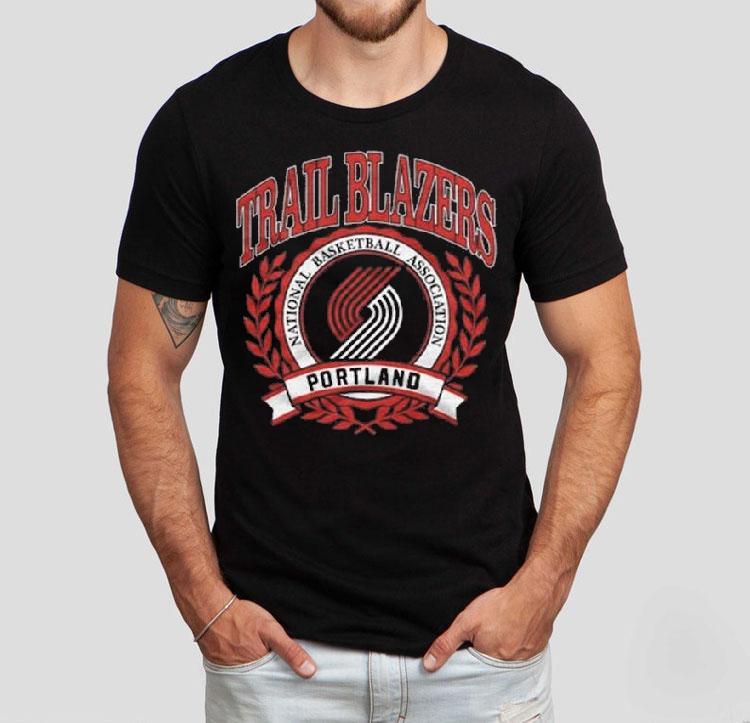 National Basketball Association Portland Trail Blazers Crest Logo Shirt 4 National Basketball Association Portland Trail Blazers Crest Logo Tshirt