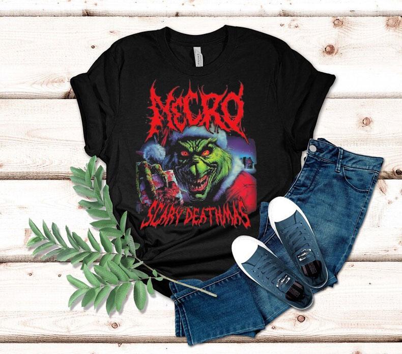 Necro Grinch Scary Deathmas Shirt 4 Necro Grinch Scary Deathmas Tshirt