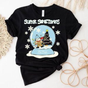 New Aesthetic Super Sometimes San Diego Snow Globe Christmas Holiday Shirt