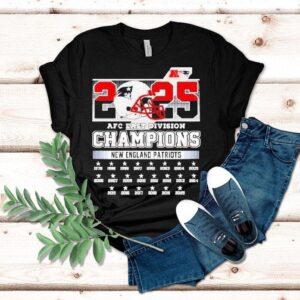 New England Patriots 2025 Afc East Division Champions 22 Times Shirt