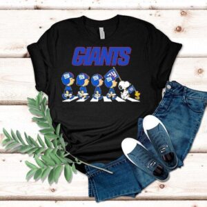 New York Giants X Peanuts Snoopy Abbey Road Shirt New York Giants X Peanuts Snoopy Abbey Road Shirt